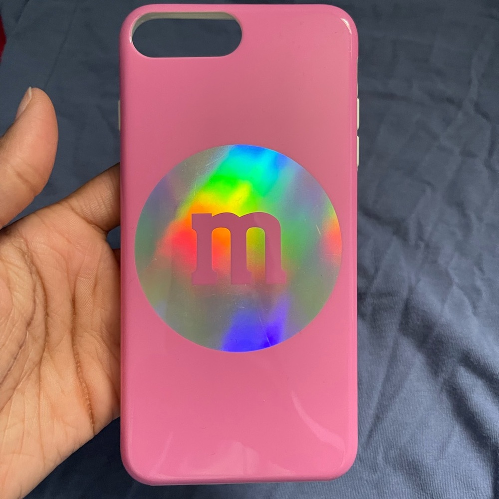 Pink M&M iPhone 8 Plus Case